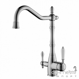 Смеситель для кухни с изливом для фильтрованной воды Blue Water Saxo Chrom хром