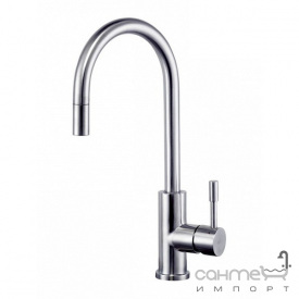 Смеситель для кухни с выдвижной лейкой Blue Water Lima Inox Zloto Szampamskie золото шампань