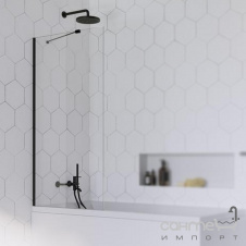 Шторка для ванны Radaway Idea Black PNJ 50 10001050-54-01 черный/прозрачное стекло