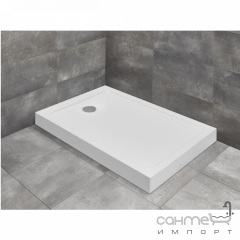 Прямоугольный акриловый душевой поддон Radaway Lupo D Compact 1000x800 LUD1080115-05 белый Винница