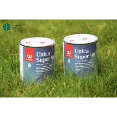 Глянцевый лак Unica Super 90 – Tikkurila (банка 0,9 л) Свесса
