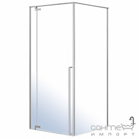 Квадратная душевая кабина Imprese Vaclav s6408690L профиль хром/ прозрачное стекло, левосторонняя