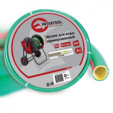 Шланг для води 4-х шаровий 3/4, 30 м, армований, PVC INTERTOOL GE-4125