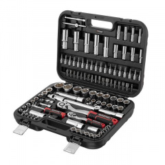 Набір інструментів 110 од. SUPER LOCK, STORM, 1/2, 1/4, Сr-V INTERTOOL ET-8110 Київ