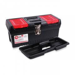 Ящик для инструментов с металлическими замками 16 396*216*164мм BX-1016 Intertool Винница