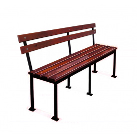 Лавка Tobi Sho для кладбища без подлокотников 200 см цвет черешня