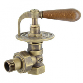 Кран радіаторний Сarlo Poletti Classic-Art кутовий 1/2