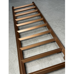 Рушникосушка комбінована Terma CRYSTAL 1200x400 Bright Cooper, тен MOA + вентиль Integra Боярка