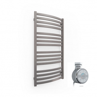 Полотенцесушитель електрический Terma D01 710х500 тен МОА Metallic Grey
