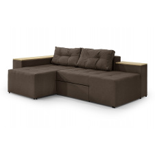Кутовий диван Доміно (коричневий, 245х160 см) IMI