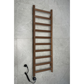 Рушникосушка електрична Terma CRYSTAL 1200x400 Bright Cooper, з ТЕНом MOA