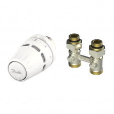Комплект термостатичний прямий Danfoss M30x1.5 + RLV-KB 1/2