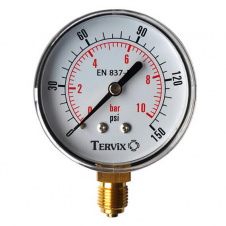 Манометр радіальний Tervix Pro Line 100 0-16 бар 1/2 (355414)