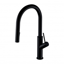 Змішувач для кухні Omnires Bend, чорний матовий (BE6455BL)