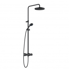 Душова система з термостатом Kludi Dual Shower System Logo чорний (6808239-00)