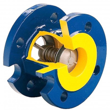 Клапан зворотний фланцевий Zetkama 402 DN125 PN16
