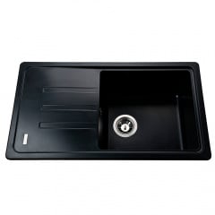 Гранітна мийка Globus Lux LUGANO 780х435-А0002, чорний Бородянка