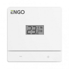 Дротовий добовий термостат Engo EASYBATW 2xAAA білий (932332984) Ладан