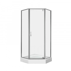 Набір Qtap Душова кабіна Leo CRM10995-AC6 Clear 2020x900x900 + піддон Diamond 309912 90x90x12 з сифоном (LEOCRM10995AC6SET) Павлоград