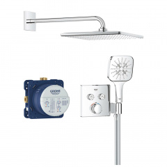 Душова система прихованого монтажу Grohe Grohtherm SmartControl Perfekt 310 мм, хром (34865000) Новая Прага