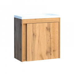 Тумба з раковиною Devit Small 250х500х508, дуб (063050O) Київ