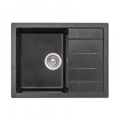 Мийка для кухні Lidz 650x500/200 GRF-13 матовий графіт (LIDZGRF13650500200) Вінниця