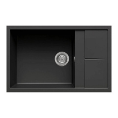 Мийка гранітна Elleci Unico 310 nero 40, чорний (21122024192) Софиевская Борщаговка