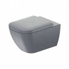Унітаз підвісний Duravit Happy D.2 Rimless чорний (2222098900) Ладан