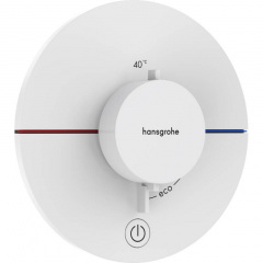Термостат прихованого монтажу Hansgrohe ShowerSelect Comfort S HighFlow на 1 функцію Matt White (15562700) Тячев