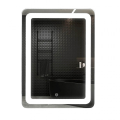 Дзеркало UNIO MRR-04 SQR-RA-S 600 x 800 mm LED FL з сенсором Бородянка