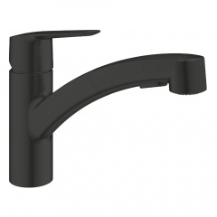 Змішувач для кухні Grohe QuickFix Start чорний матовий (303072431) Васильевка