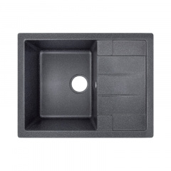 Мийка для кухні Lidz 650x500/200 BLA-03 чорний (LIDZBLA03650500200) Гайсин