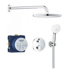 Душова система прихованого монтажу Grohe Grohtherm з Tempesta 250, хром (34872000) Ковель