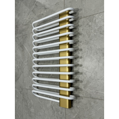 Полотенцесушитель Terma Michelle 780*500 White, панель Brass Ворожба