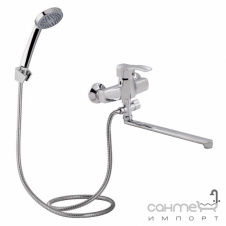 Смеситель для ванны с длинным изливом и душевым гарнитуром Lidz Anny LDANN005C2CRM35102 хром