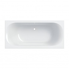Ванна акриловая Geberit Tawa, Slim Rim, Duo 180 х 80, с ножками, белая