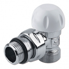 Термостатический клапан Carlo Poletti FIRST THERMO 1/2″х24-19 угловой хром