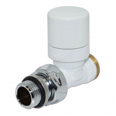 Кран-термостат Carlo Poletti FIRST THERMO 1/2″х24-19 прямой белый