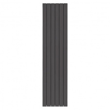 Вертикальный алюминиевый радиатор NOVA FLORIDA LEDRO S/90 1600 мм ARDESIA/SLATE GREY 3B дизайнерский 6 секций