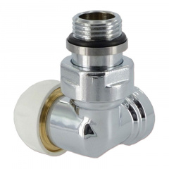 Термостатический клапан Сarlo Poletti FIRST CORNER трехосевой 1/2″ DX правый хром Обухов