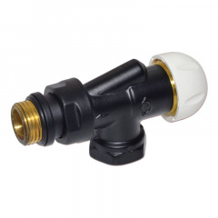 Термостатический клапан Carlo Poletti FIRST REVERSA 1/2″ реверсивный BLACK MATTE Київ