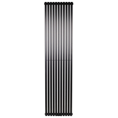 Дизайнерский вертикальный радиатор Betatherm Carrara 1800мм/445мм черный Каменское