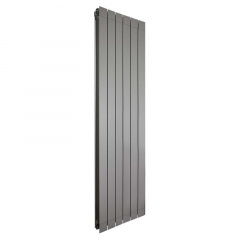 Вертикальный алюминиевый радиатор NOVA FLORIDA LEDRO S/90 1600 мм GRAPHITE 3R дизайнерский 6 секций Мелитополь