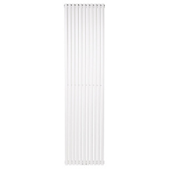 Дизайнерский вертикальный радиатор Betatherm Carrara 1800мм/445мм белый Свесса