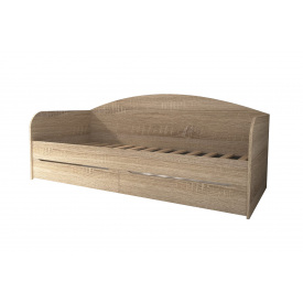 Ліжко дитяче SummitShade з бортиком 1100 мм (Дуб Сонома, 1932х840х790 мм)