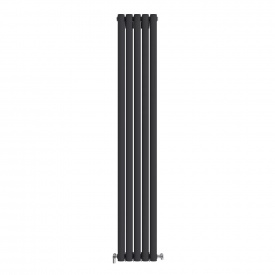 Трубчастий радіатор Ideale Adele 12 2 колони 5 секцій 1800x295 чорний