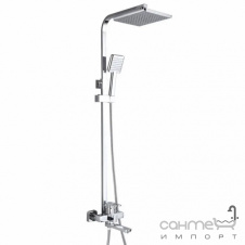 Душевая стойка с изливом Lidz Wawel LDWAW1030CRM45391 хром