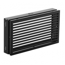 Вентиляційна решітка Darco KRVIN, 180x120 мм, чорна