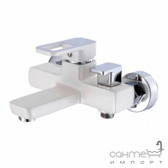 Смеситель для ванны с душевым гарнитуром Lidz Wawel LDWAW006WHI45398 белый/хром Мукачево