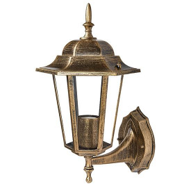 Светильник садово-парковый PALACE A001 черный-золото Delux